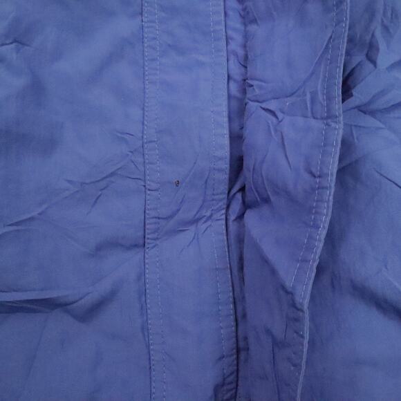 Vintage Imported Labatt Blue Hockey Small Blue Long Sleeve Zip Snap Jacket - Picture 9 of 16